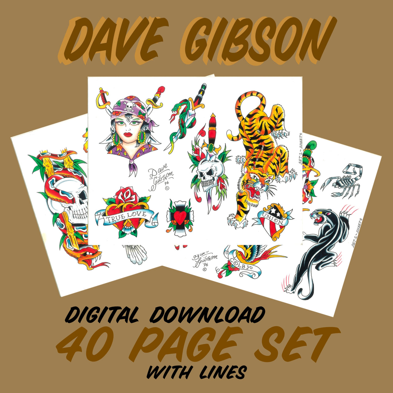 DAVE GIBSON 40PAGE DIGITAL DOWNLOAD